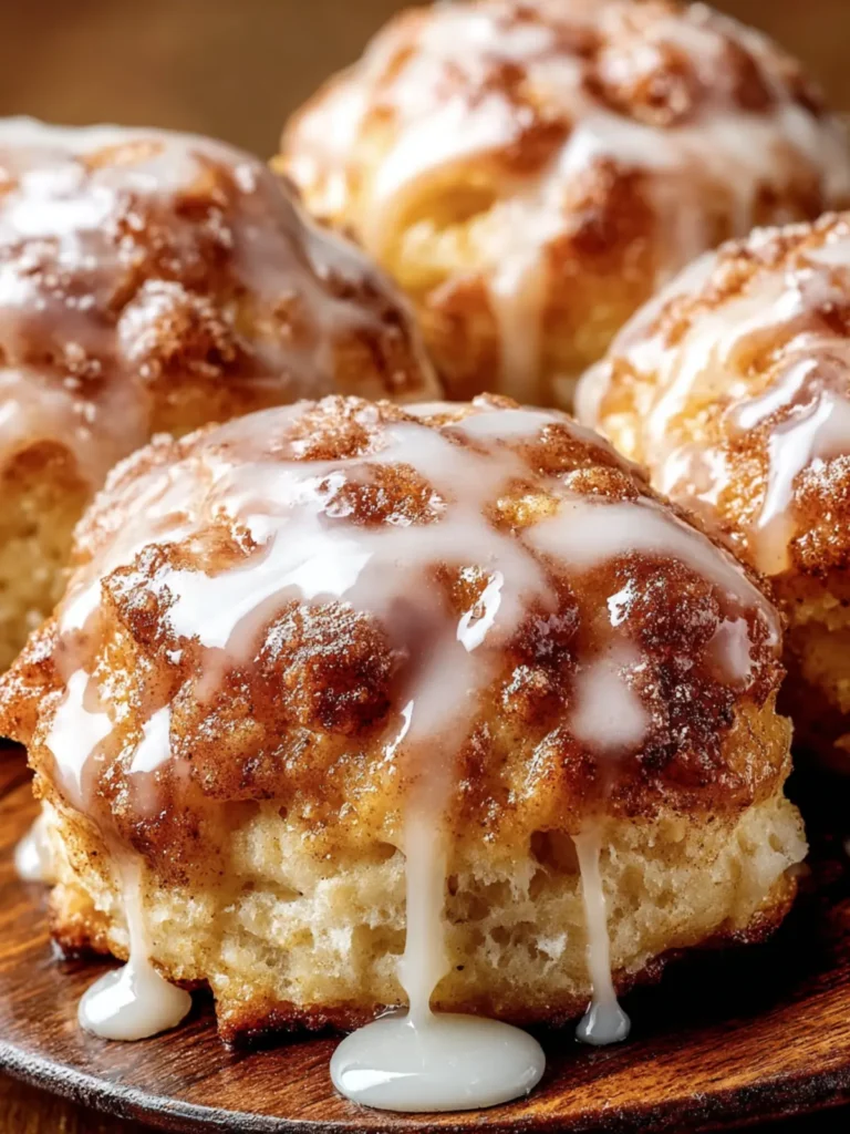 Fluffy Glazed Cinnamon Biscuits Recipe First Image