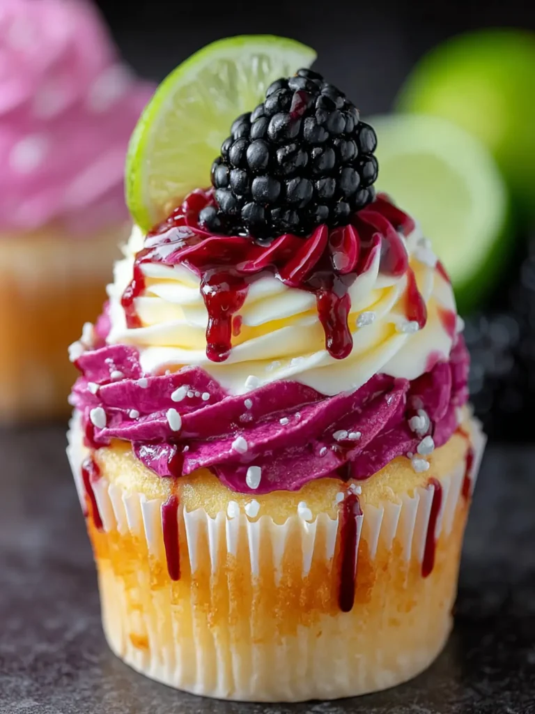 Blackberry Lime Cupcake Delight First Image