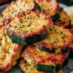 Cheesy Baked Zucchini Slices First Image