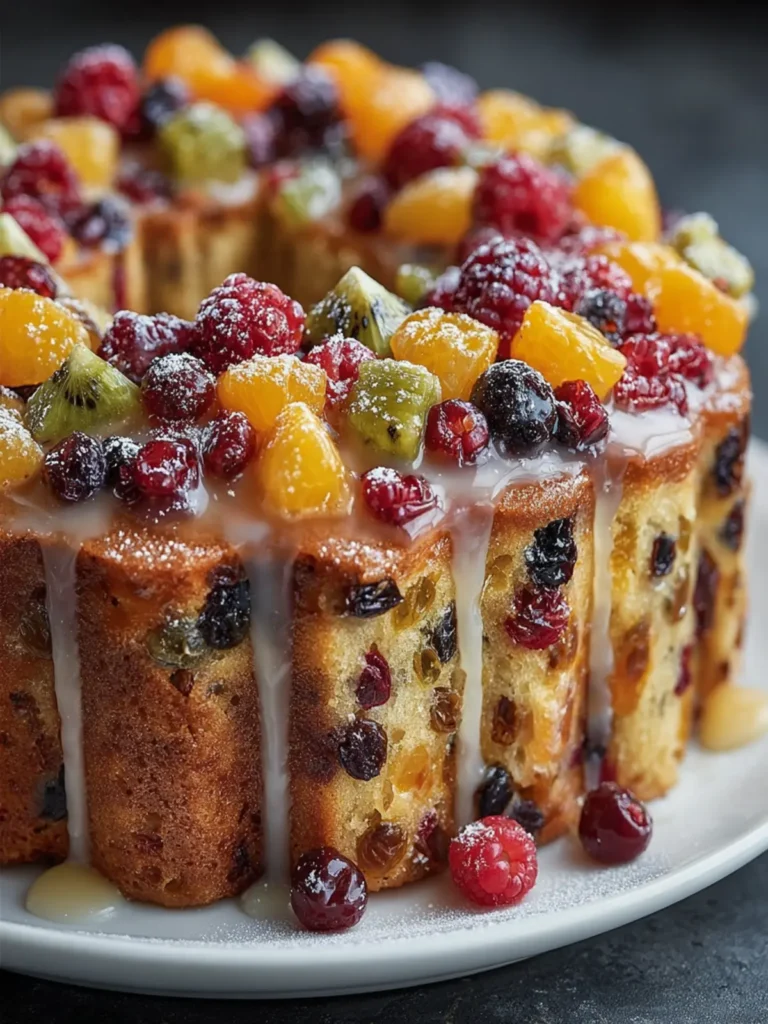 Fruit-Studded Holiday Fruitcake Recipe First Image