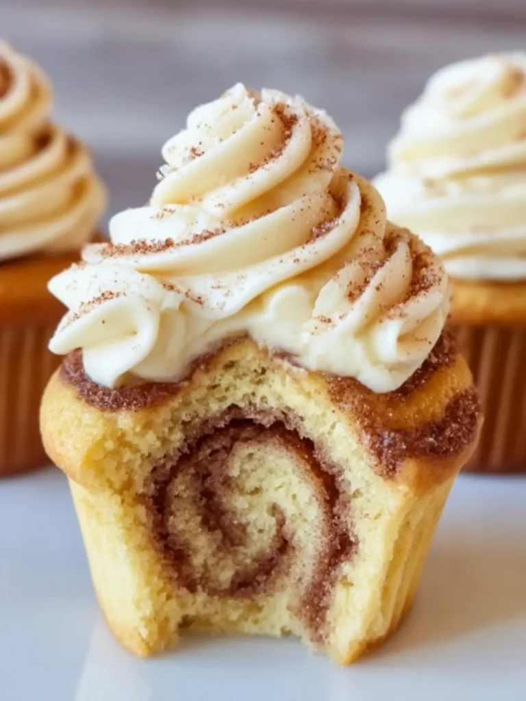 Cinnamon Swirl Cupcake Treats First Image