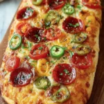 Spicy Pepperoni and Jalapeño Flatbread First Image