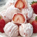Strawberry Mochi Dessert Bites First Image