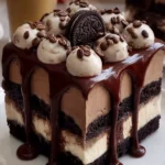 Decadent Chocolate Coffee Ice Cream Cake First Image