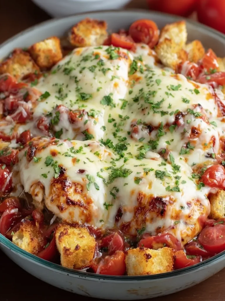 Cheesy Chicken Tomato Bake First Image