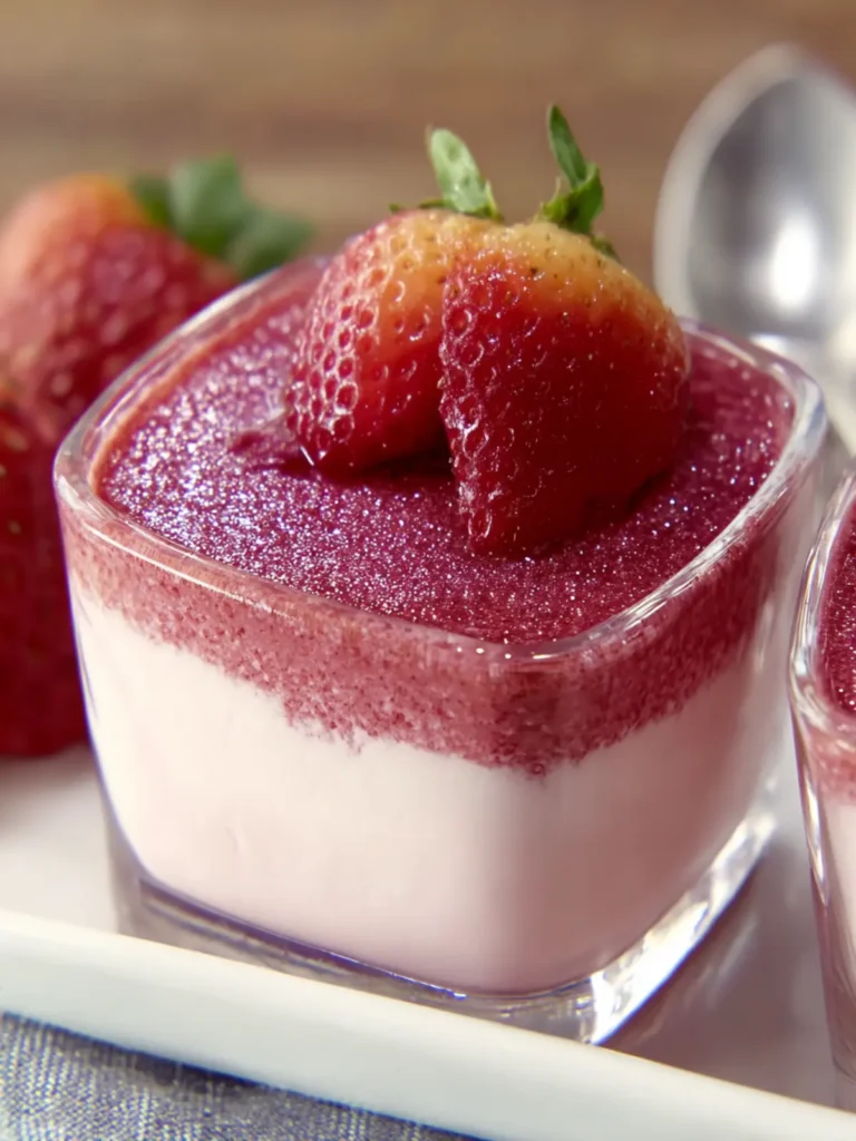 Creamy Strawberry Mousse Parfait First Image