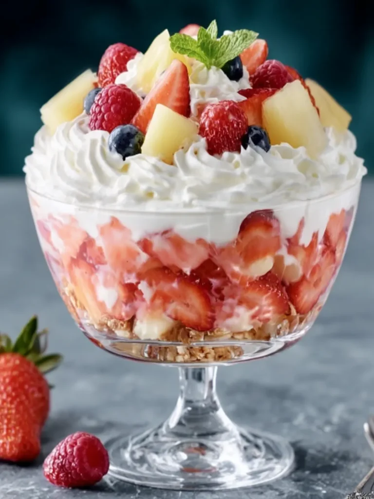 Tropical Fruit Parfait Delight First Image