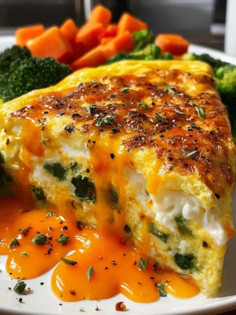 Cheesy Veggie Omelette Bake: 5 Flavorful Layers to Love First Image