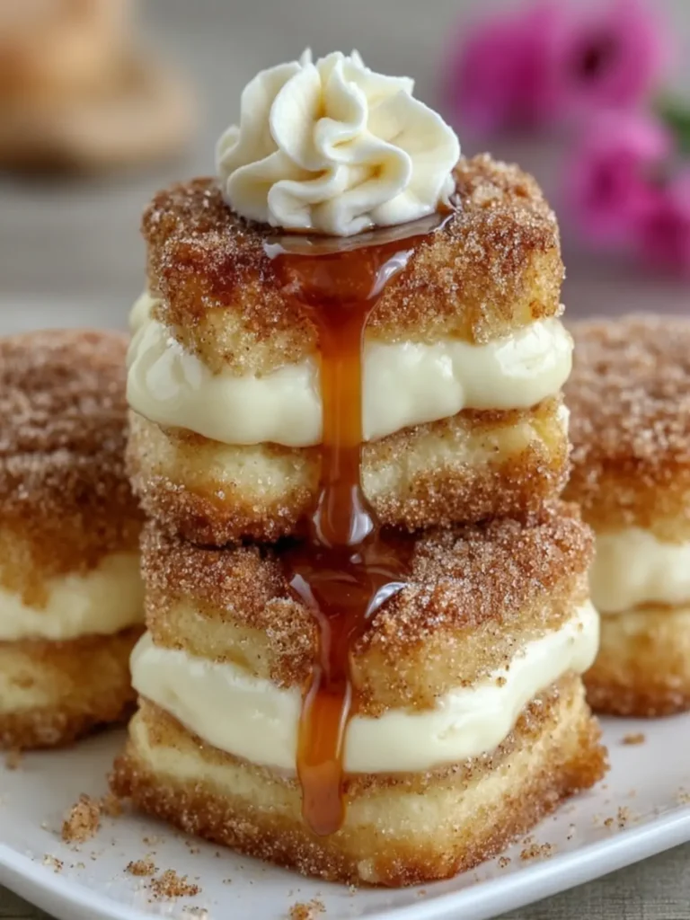 Cinnamon Sugar Churro Cheesecake Bites First Image