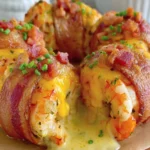 Cheesy Bacon-Wrapped Shrimp Roll First Image