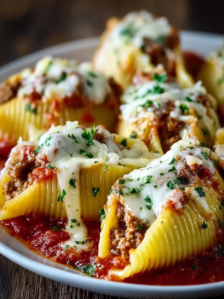 Beef Stuffed Shells Pasta First Image