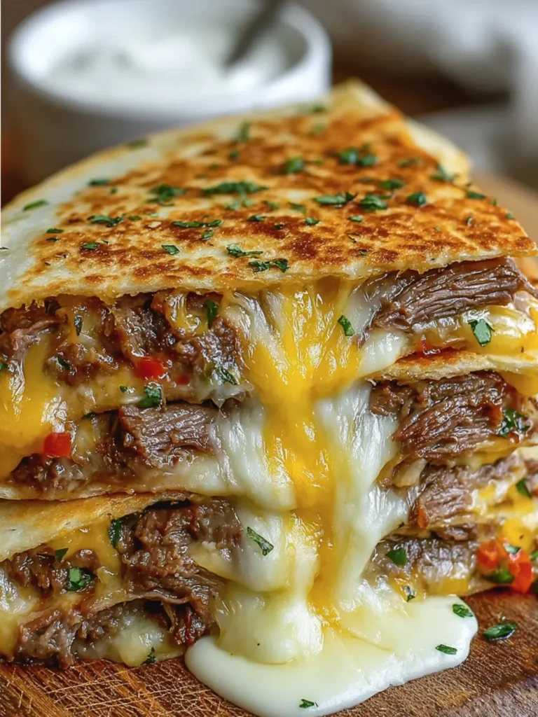 Cheesy Beef Quesadilla Delight First Image