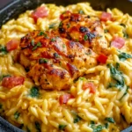 Cajun Chicken Orzo First Image