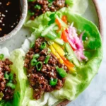Ground Beef Lettuce Wraps First Image