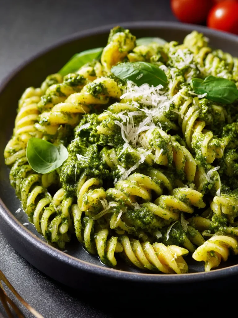 15 Minute Pesto Pasta First Image