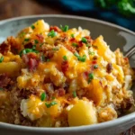 Delicious Slow Cooker Cowboy Potato Casserole Recipe! First Image