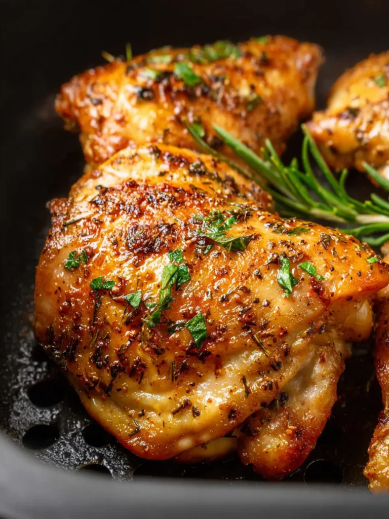 Boneless Air Fryer Chicken Thighs First Image