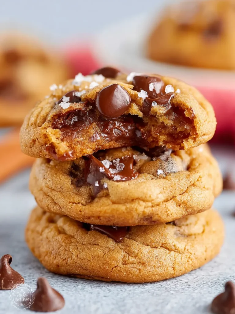 Chewy Pumpkin Chocolate Chip Cookies First Image