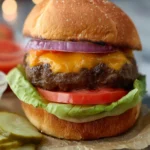 Best Air Fryer Frozen Burgers First Image