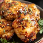 Honey Mustard Air Fryer Frozen Chicken Thighs (Boneless Skinless) First Image