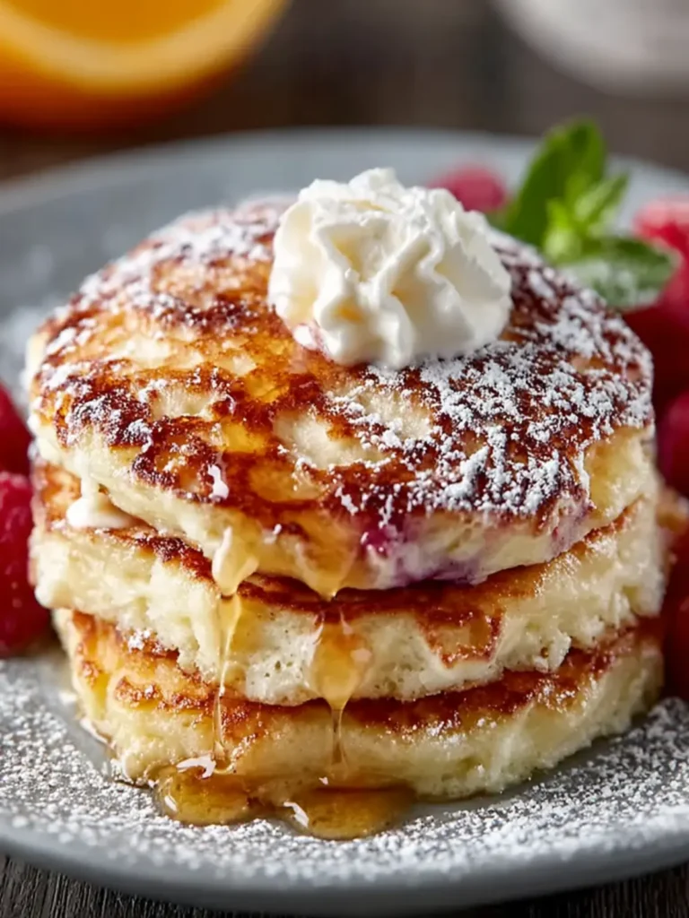 Apple Yogurt Pancakes First Image