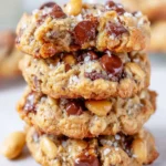 Vegan oatmeal cookies First Image