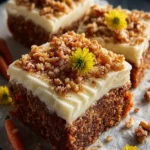 Irresistible Carrot Cake Bars: A Sweet Delight Recipe First Image