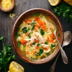 Lemon Chicken Orzo Soup Recipe First Image