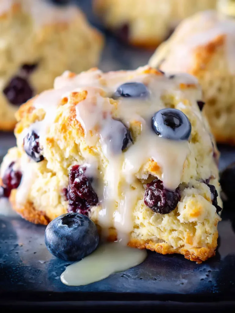 Lemon Blueberry Scone Recipe First Image