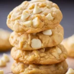 Soft and Chewy White Chocolate Cream Cheese Cookies First Image