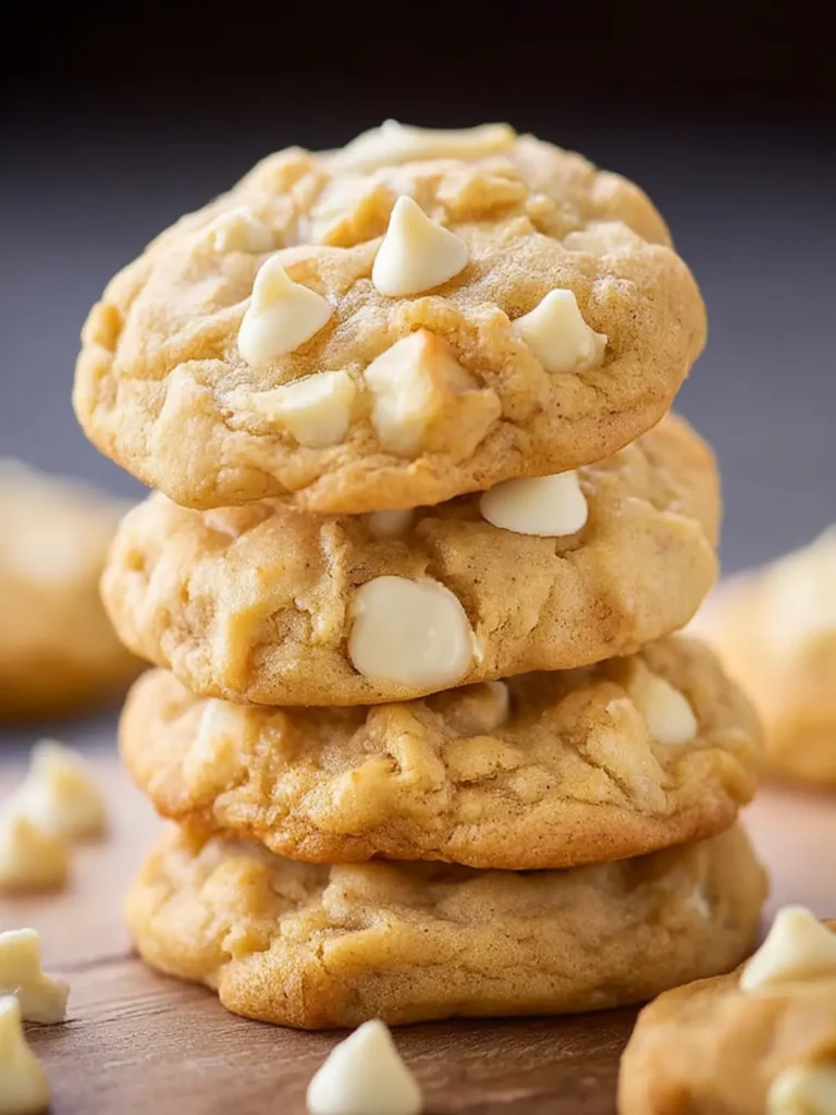Soft and Chewy White Chocolate Cream Cheese Cookies First Image