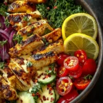 Zesty Lemon Chili Chicken Bowl: A Flavorful Delight First Image