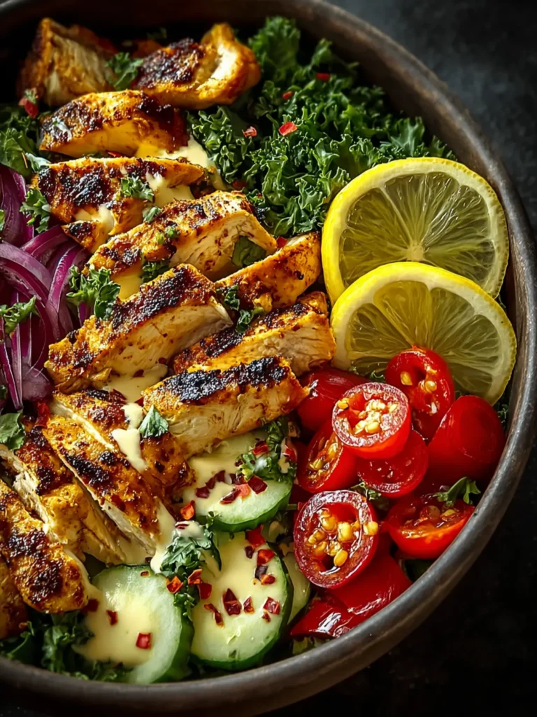 Zesty Lemon Chili Chicken Bowl: A Flavorful Delight First Image