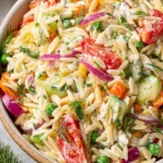 Orzo Salad with Yogurt Dill Dressing First Image