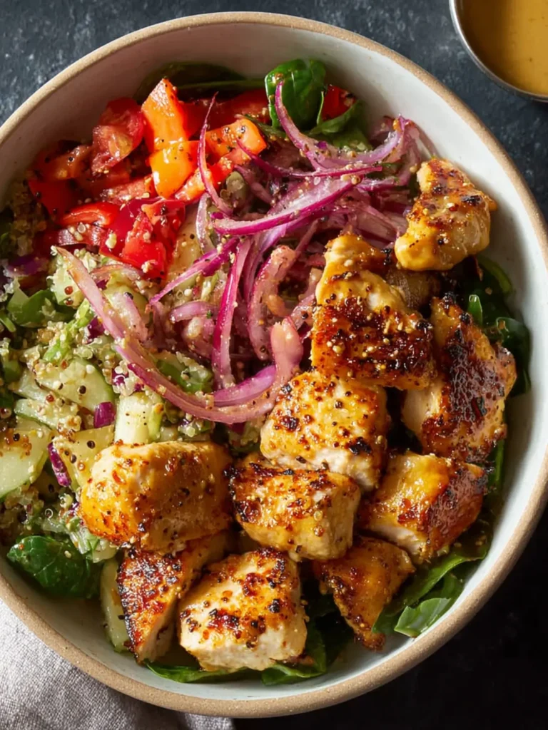 Healthy Hot Honey Chicken Bowls (Sweetgreen Copycat) First Image