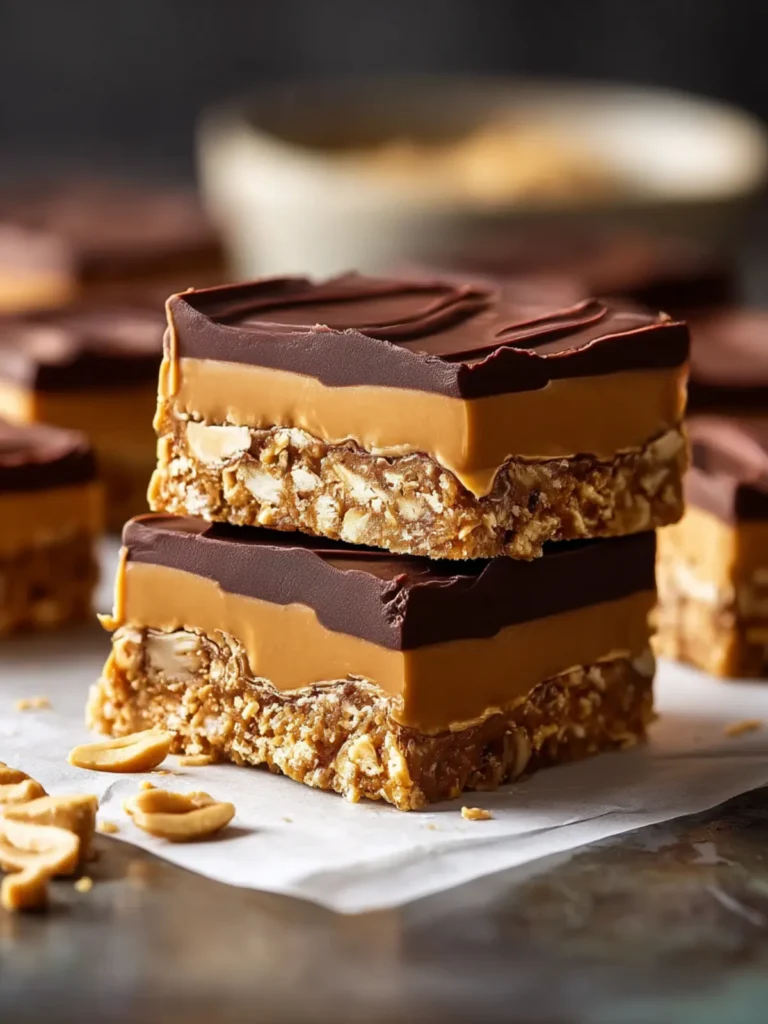 No-bake Peanut Butter Bars Recipe First Image