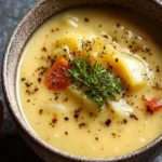 Easy Vegan Potato Soup Recipe First Image