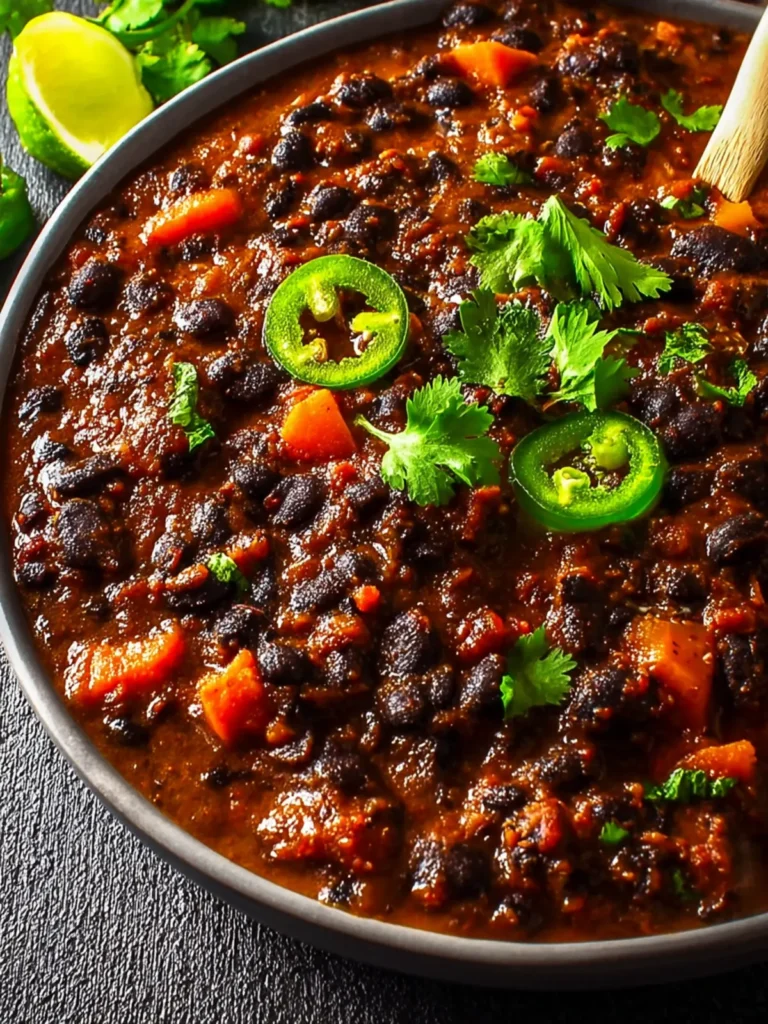 Easy Black Bean Chili First Image