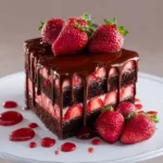 Chocolate Strawberry Cake First Image