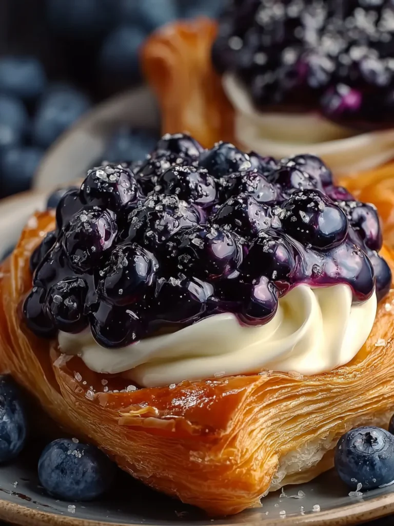 Decadent Blueberry Cream Cheese Danish First Image