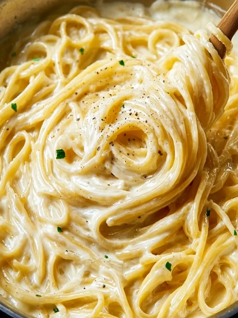 Irresistible Cheese Garlic White Cream Pasta Sauce Recipe First Image