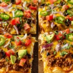 Sheet Pan Taco Pizza – Easy and Delicious! First Image