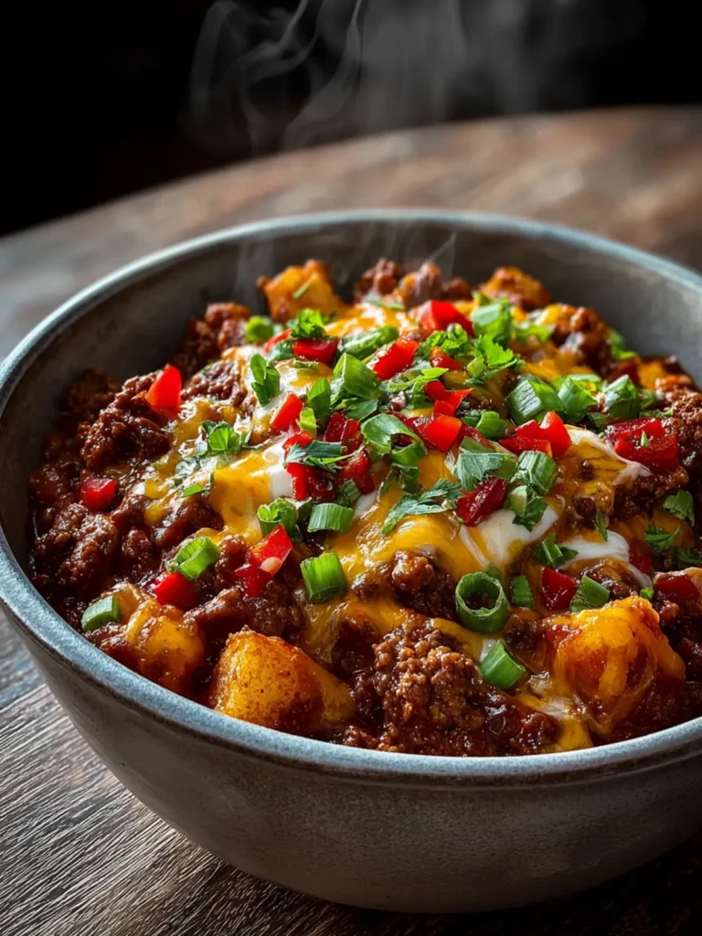 Slow Cooker Cowboy Casserole First Image