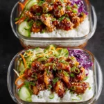 Sticky Chicken Meal Prep Bowls First Image
