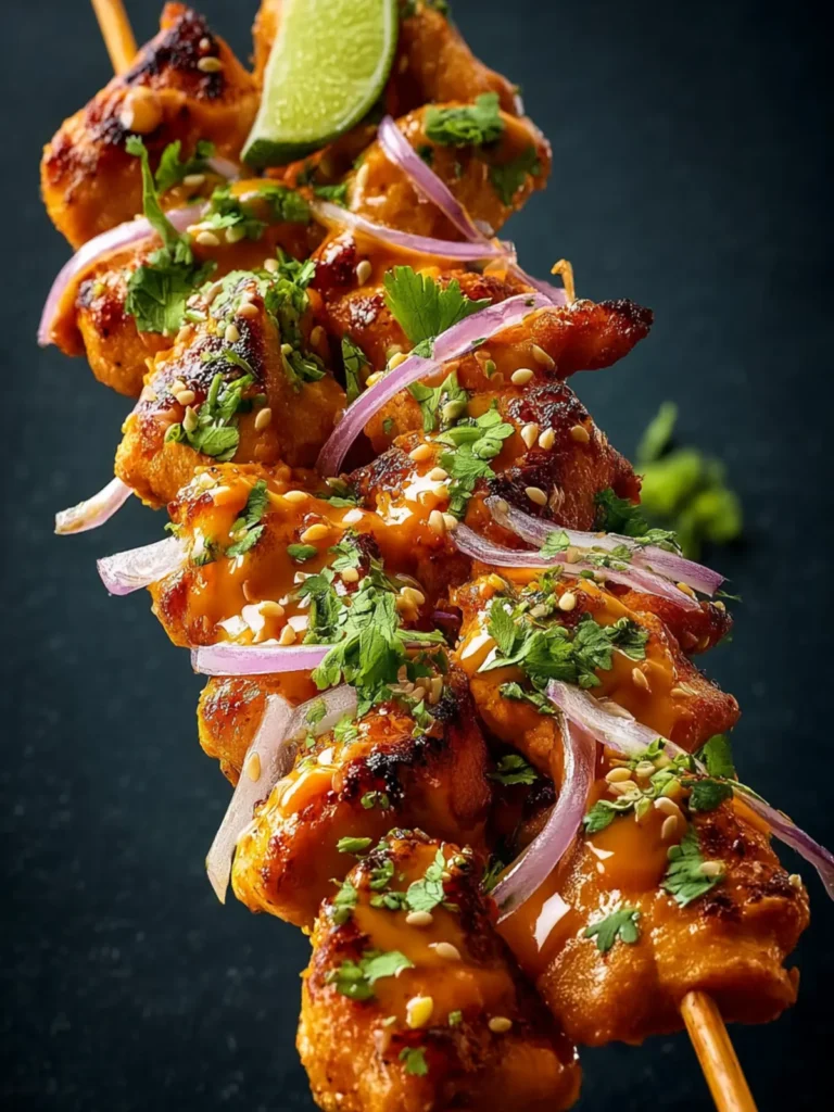 Bang Bang Chicken Skewers First Image