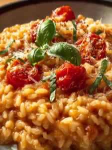 Creamy Slow-Cooked Italian Tomato Risotto First Image