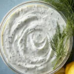 Creamy Yogurt Dill Sauce with Lemon, Easy Recipe First Image