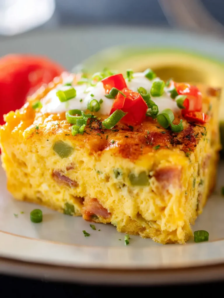 Easy Baked Denver Omelet Breakfast Casserole First Image