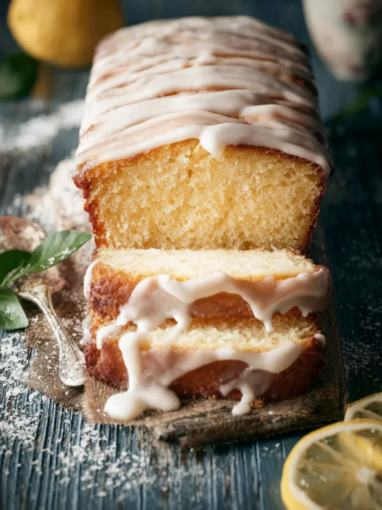 High Altitude Lemon Loaf Cake (Iced Lemon Bread) First Image