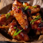 Honey Garlic Chicken Wings First Image